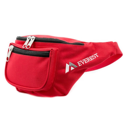 Everest Signature Waist Pack, Red E044MD-RD